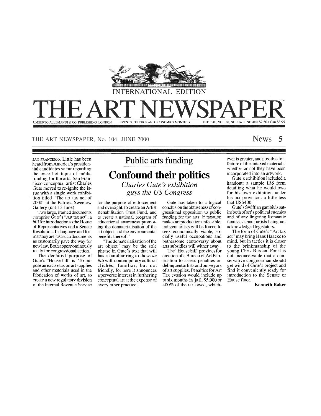 Art Newspaper review