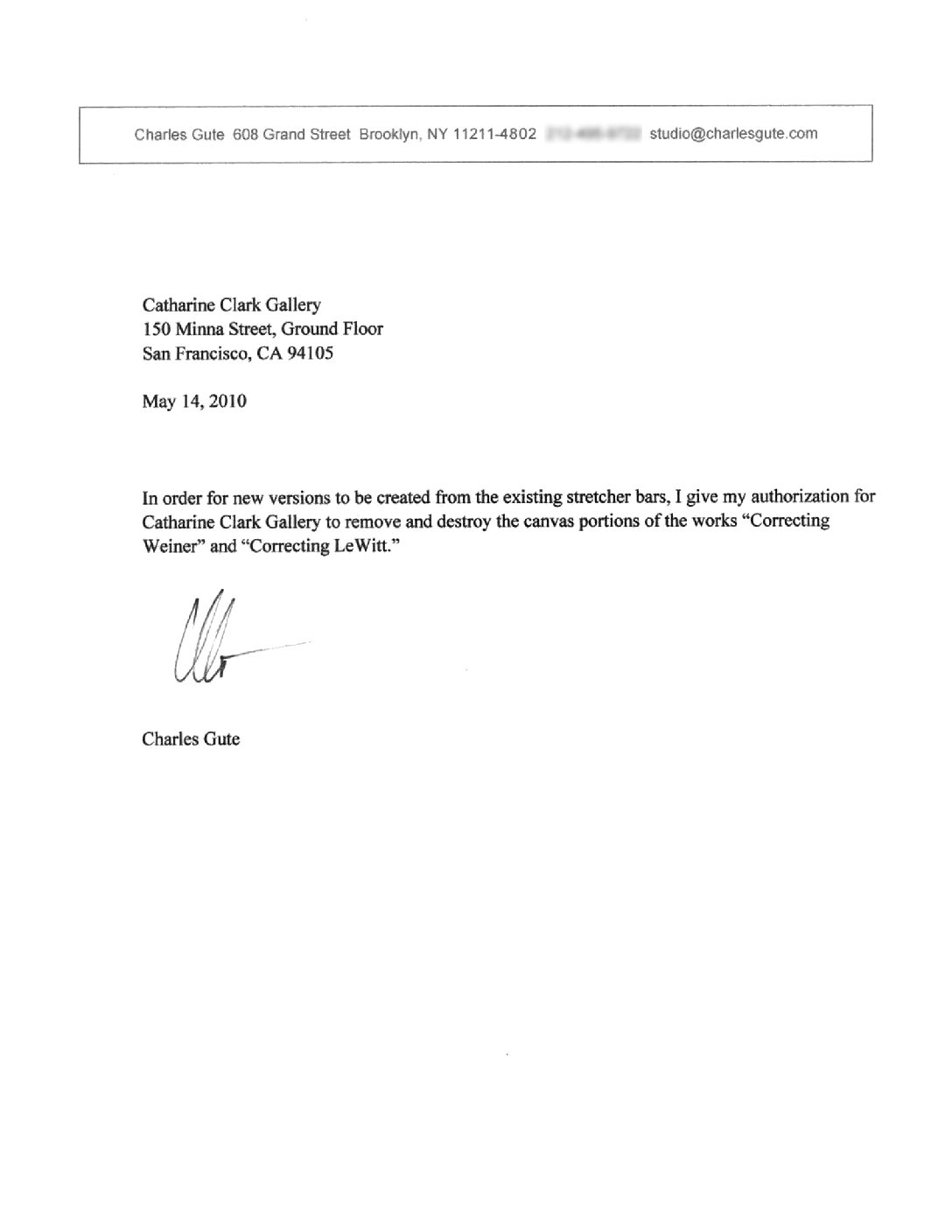 A Letter of Authorization